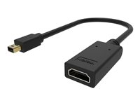 VISION - Videokort - Mini DisplayPort hane till HDMI hona - svart - stöd för 4K TC-MDPHDMI/BL