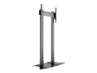 Multibrackets M Display Stand 210 Dual Pillar - Ställ - för platt panel - aluminium - svart - skärmstorlek: 70"-110" - monteringsgränssnitt: upp till 800 x 600 mm - golvstående 7350073732586