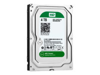WD Green WD40EZRX - Hårddisk - 4 TB - inbyggd - 3.5" - SATA 6Gb/s - buffert: 64 MB - för My Cloud EX2 WD40EZRX