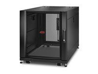 APC NetShelter SX - Rack skåp - svart - 12U - 19" - TAA-kompatibel - för P/N: SMTL1500RM3UC, SMTL1500RMI3UC, SRT2200RMXLAUS, SRTL3KRM1UC, SRTL3KRM1UNC AR3103