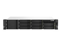 QNAP TS-864eU-RP - NAS-server - 8 fack - kan monteras i rack - SATA 6Gb/s - RAID 0, 1, 5, 6, 10, JBOD, 50, 60 - RAM 8 GB - Gigabit Ethernet / 2.5 Gigabit Ethernet - iSCSI support - 2U TS-864EU-RP-8G