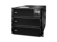 APC Smart-UPS SRT 8000VA RM - UPS (kan monteras i rack) - AC 230 V - 8000 Watt - 8000 VA - Ethernet 10/100, USB - utgångskontakter: 14 - 6U - svart - för P/N: AR2487G, AR3100W, AR3105SP, AR3105W, AR3155W, AR3305W, AR3355SP, AR3355W, NBWL0356A SRT8KRMXLI
