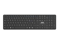 PORT Connect OFFICE PRO - Tangentbord - uppladdningsbar - trådlös - Bluetooth 5.2 - QWERTY - brittisk 900903-R-UK