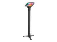 Compulocks Galaxy Tab A7 10.4" Space Enclosure Portable Floor Stand - Monteringssats (ställ, hölje) - 45° visningsvinkel - för surfplatta - låsbar - aluminium, stål - svart - skärmstorlek: 10.4" - golvstående - för Samsung Galaxy Tab A7 (10.4 tum) 147B104GA7SB
