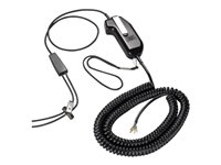 HP Poly SDS 1031-10 - PTT (push-to-talk)-förstärkare för headset - utan förstärkning, dubbla kanaler, dynamisk, NC6MX-kontakt 8K7A1AA#AC3